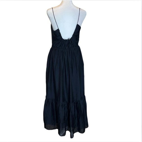 Abercrombie & Fitch Black Maxi Dress MP Coastal Chic, Resort Core, Quiet Luxury - Picture 3 of 7